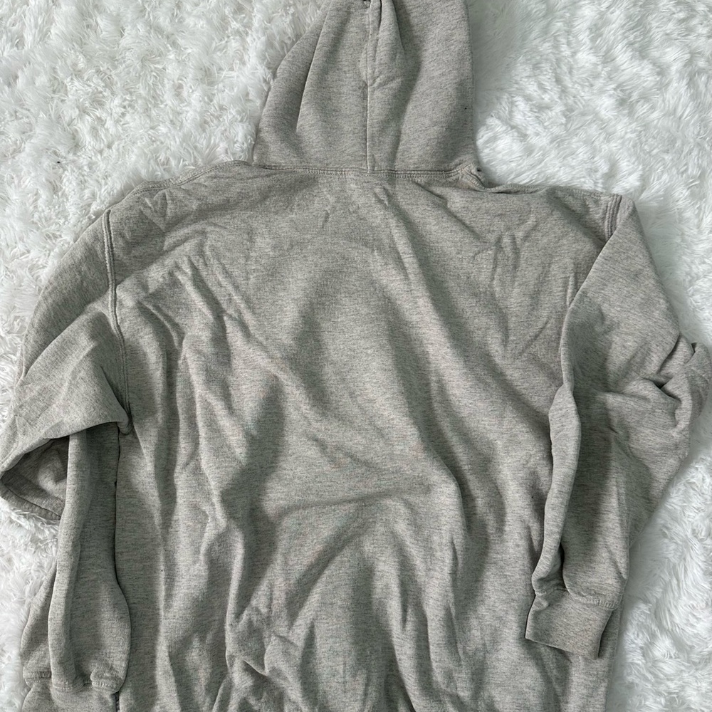 Gray Crewneck Hoodie with Florida Lacrosse Graphic - Picture 2 of 2